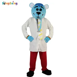 627  Funny Cute Blue Mouse Doctor Adult Mascot Costumes Cosplay Apparel Business Mascots For Party