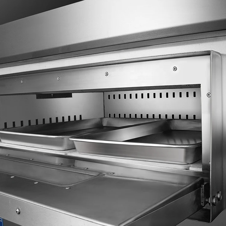 Bakery Equipment Commercial Stainless Steel Single Deck 2 Tray Gas Oven