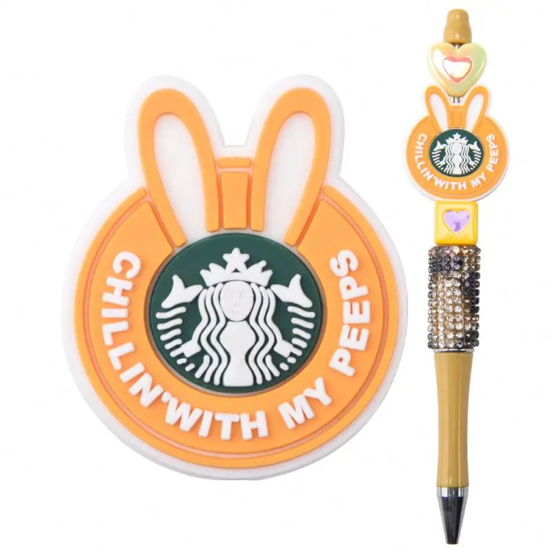 new brand minecraft focal beads football team taylor  bad bunny karol g one piece selena silicone focal beads for pen making