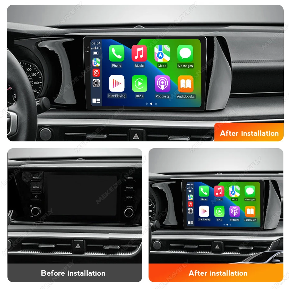 MEKEDE MS car-play Android auto car multimedia player cooling fan touch screen gps navigation 360 camera for KIA K5 3 2020-2021