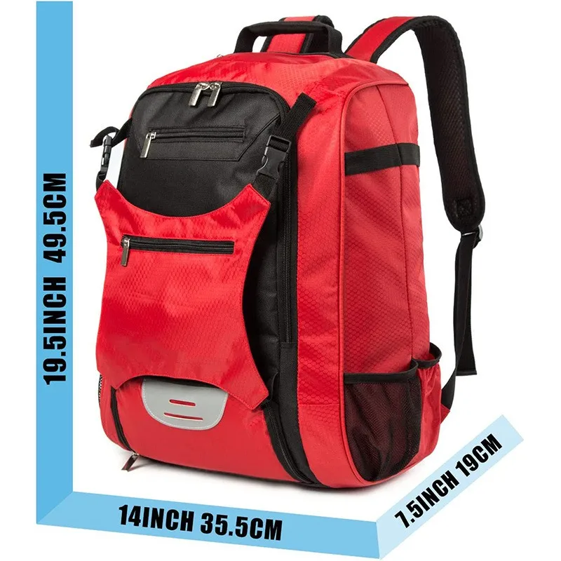 Customize logo Extra Large Padded Air Mesh Back Field Hockey Equipment Breathable Baseball Bag Backpack