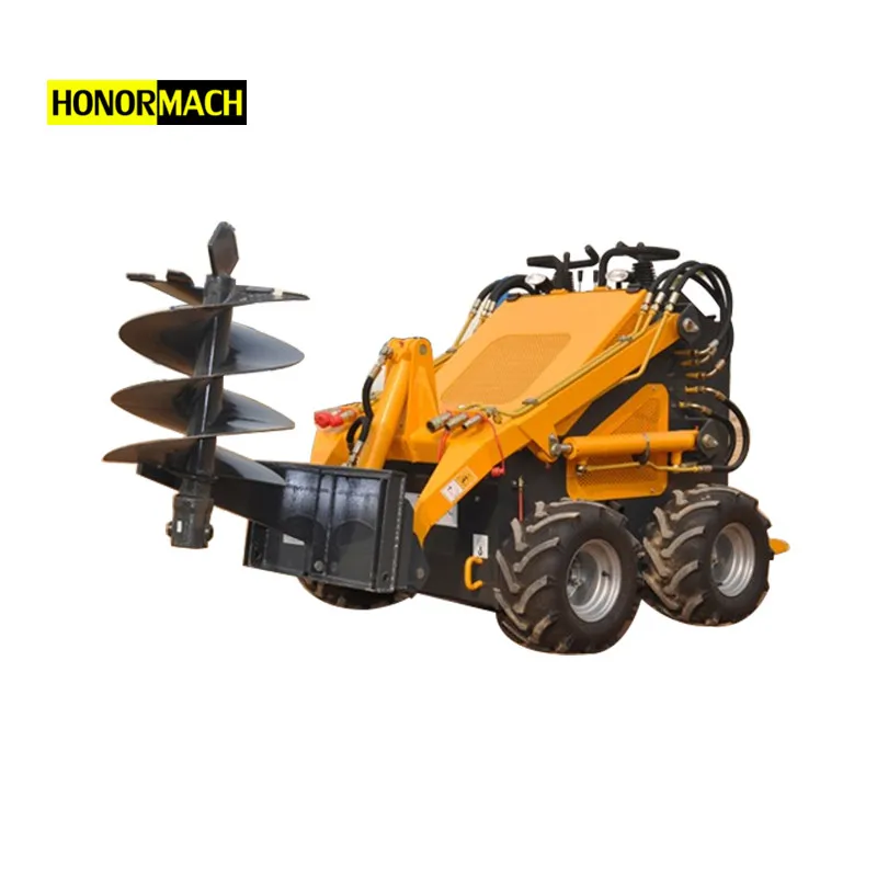 mini  front Skid Steer Loader  wheel hydraulic Arm