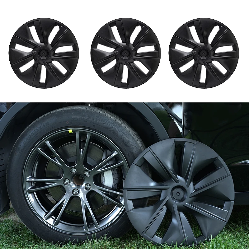Good quality tesla model 3 hub caps car wheel hub cap 2024 exterior accessories