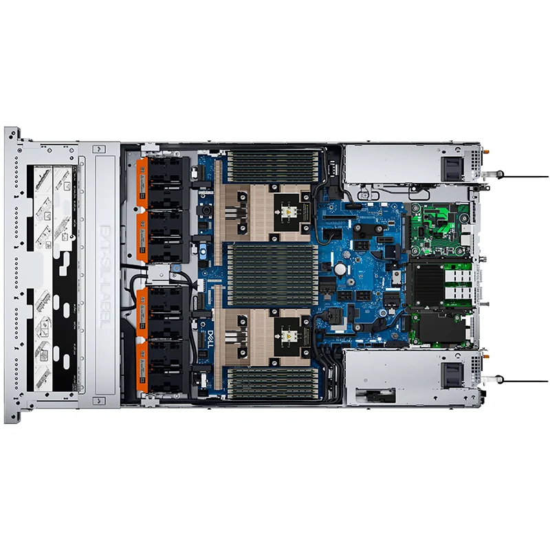 Сервер 1U Dell Poweredge R6625 сервер памяти 64 ГБ веб-хостинг компьютер EPYC видео GPU