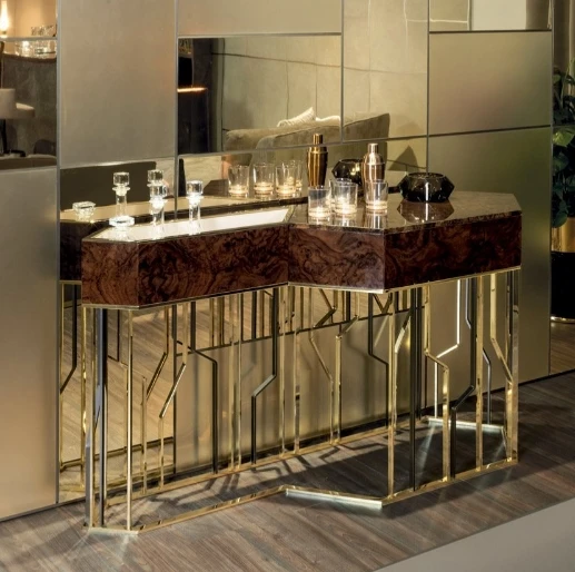 Top Quality Classical Storage 1 Drawers Bedroom Cabinet Veneer Furniture Console Cabinet