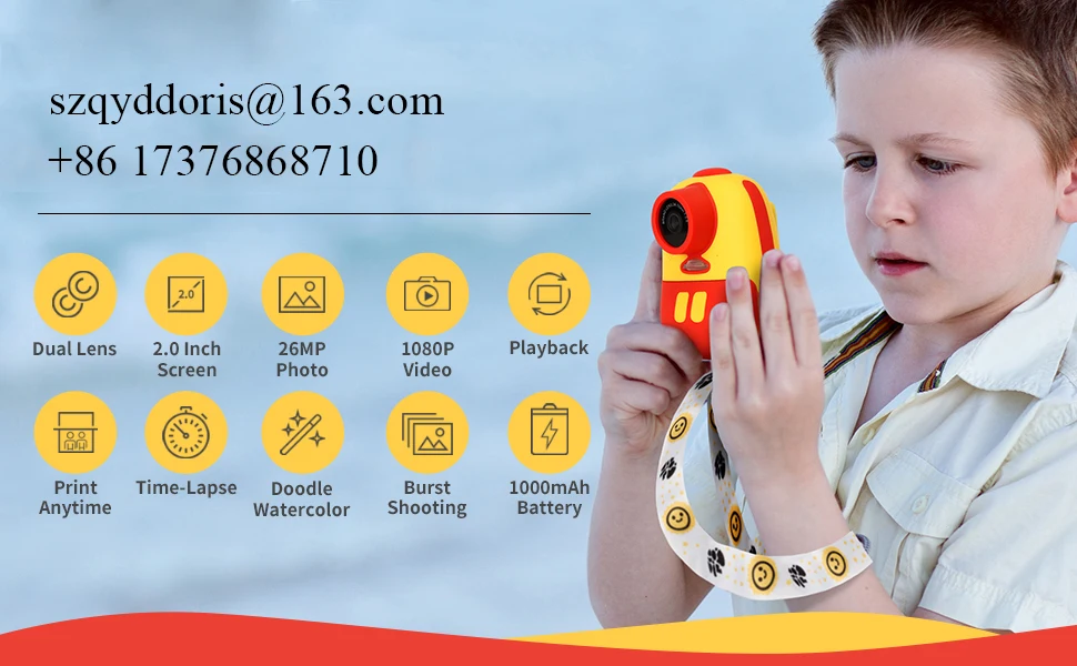 4K HD Mini Digital Cameras Point and Shoot Digital Cameras for Kids Underwater Cameras