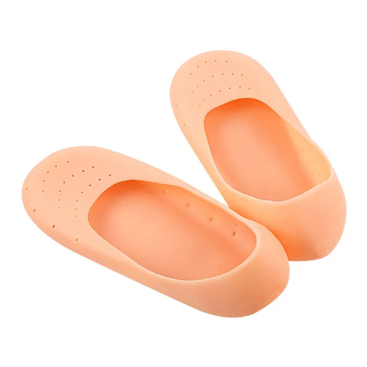 Drop shipping high quality foot care product soft moisture spa gel socks for men and women