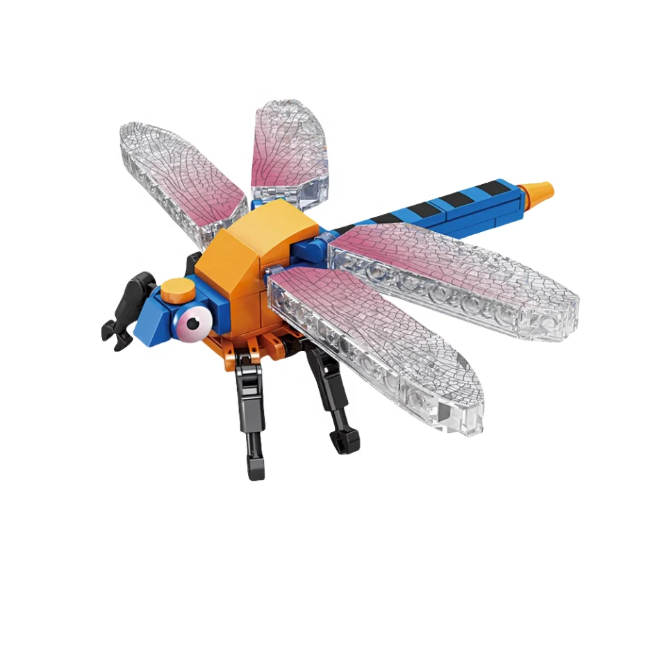 75 Styles Insect Model Building Block Sets Puzzle Animal Assembly Toys Educational Toys For Kids