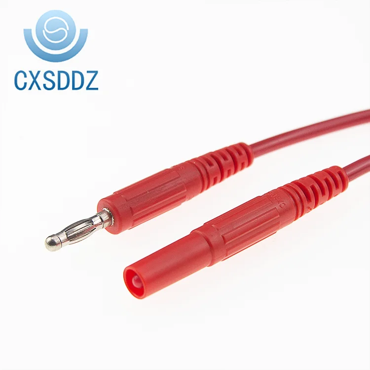 
CXSDDZ-S408A Highly flexible test lead with in-line 4mm banana plug on both ends 