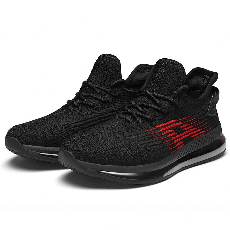 
Three color choice classical sport shoes men air cushion rubber outsole sports running shoes for men 
