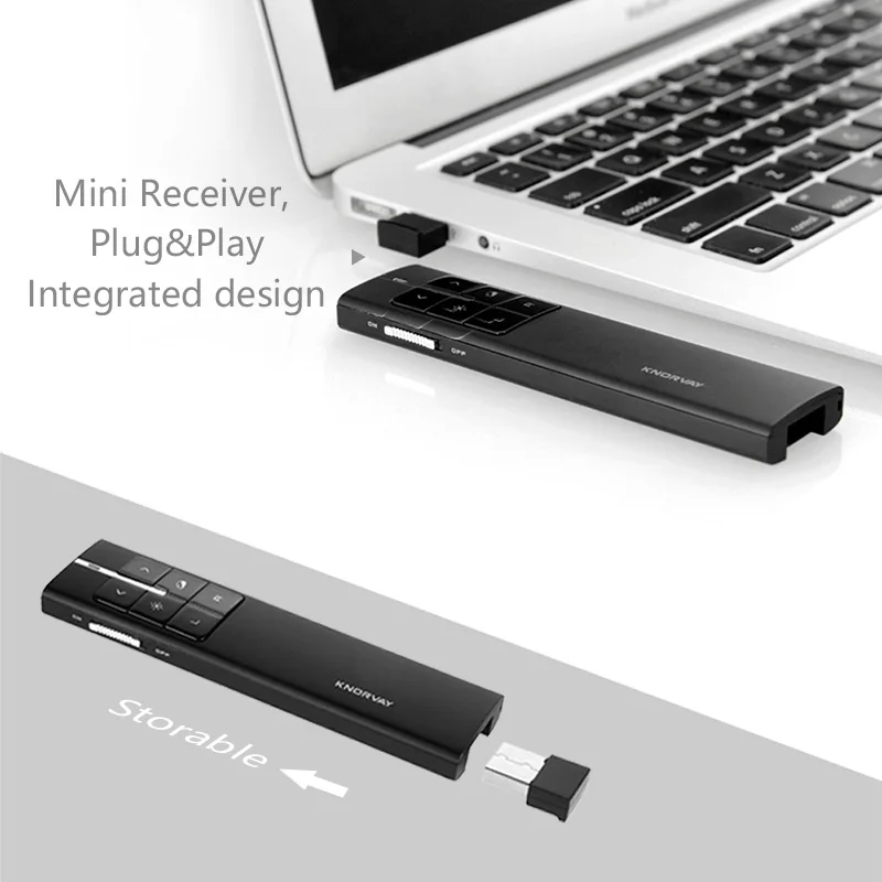  Дистанционная Беспроводная USB Презентация презентаций Powerpoint Зеленая лазерная