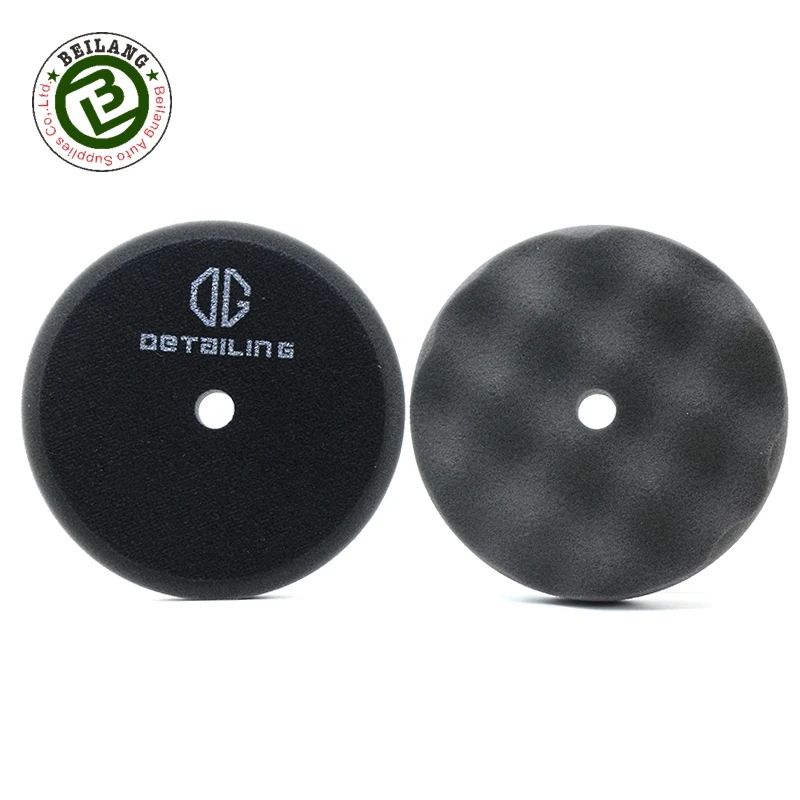 Северный волк по уходу за автомобилем 5 дюймов выпуклые крюк и петля с волнистым рисунком пены с полировальной подложкой полировочных машин