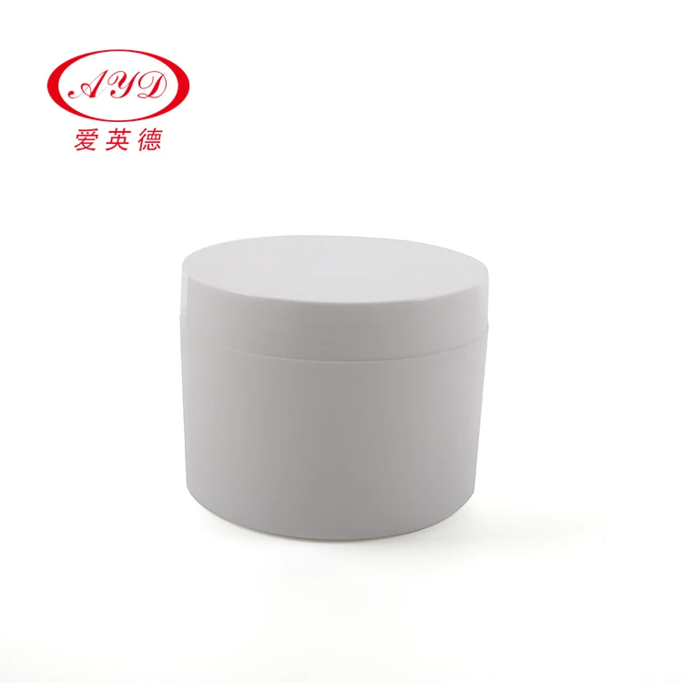 Thick wall double PP bottle 250g /8.8 oz  white cream jars container cosmetics cream jar
