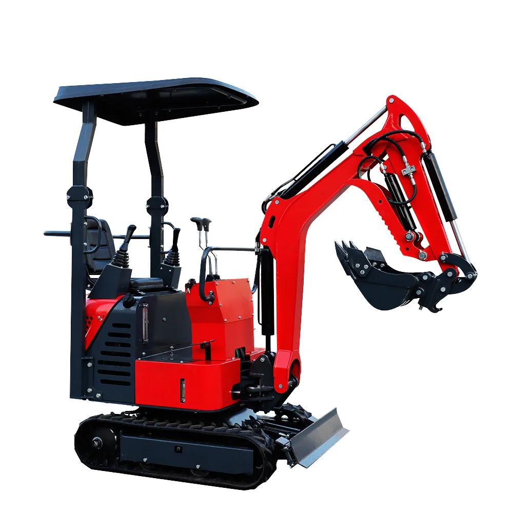 TITAN TE10 Mini Excavator for Home Use and Farms Free Shipping with Core Engine and Motor Components