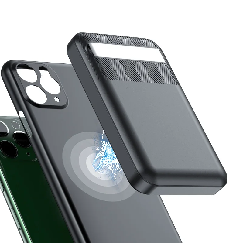 Sample Available PD20W Fast Charging Magnetic Power Bank High Capacity 10000Mah Wireless Power Bank