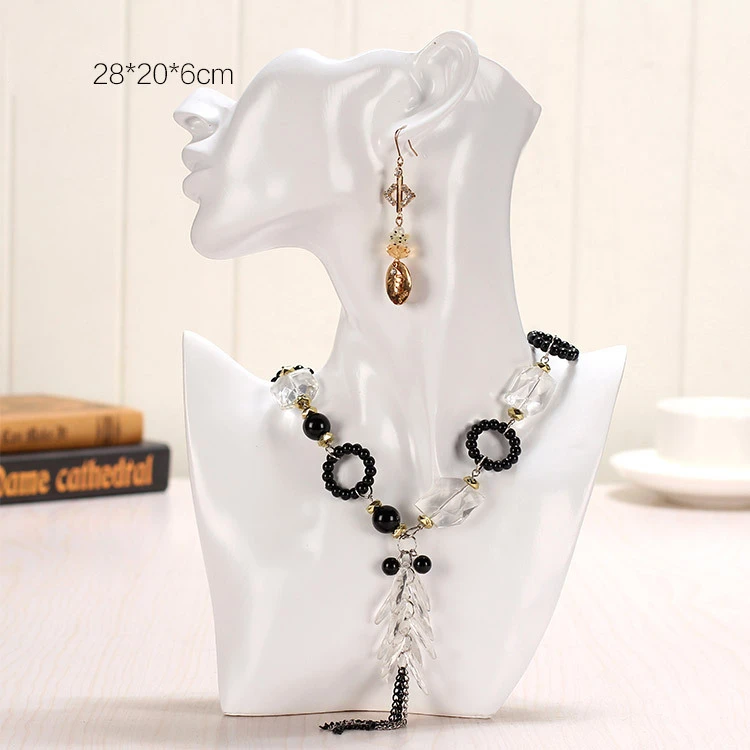Ready To Ship Gold and Silver Resin Mannequin Jewelry Display Stand Jewelry Display Bust for Earrings Necklace