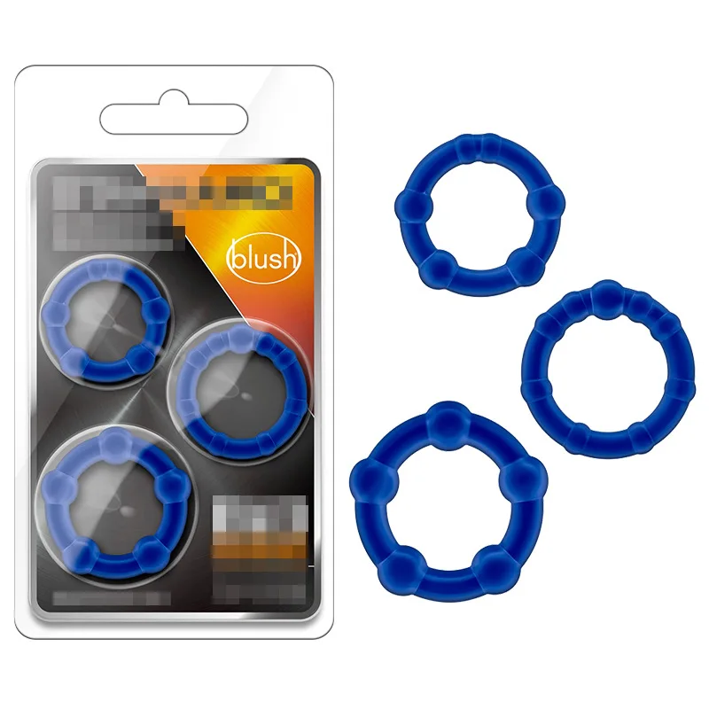 Hot sale purple Delay Ring Toys Sex Adult Quarter Magnet Cock Ring for Men Toy Penis Ring