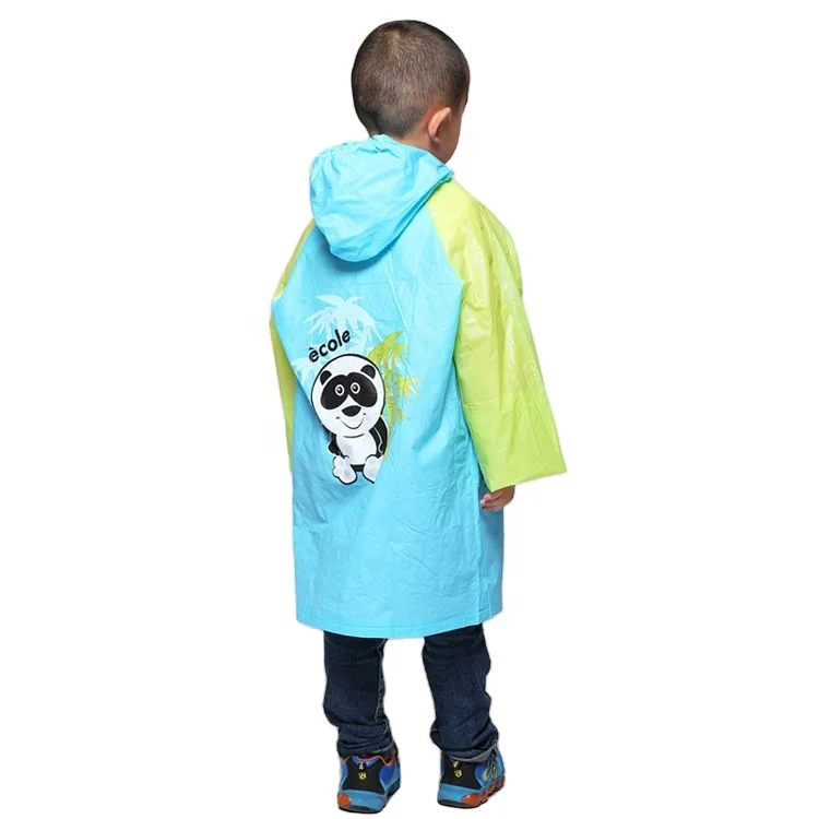 
PVC children raincoat waterproof custom Cartoon printing rainwear 