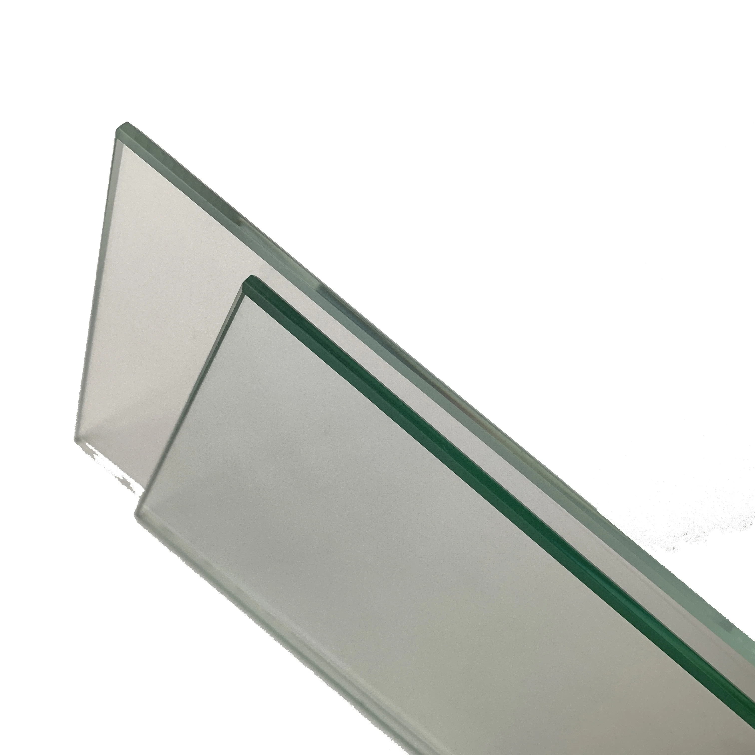 10mm crystal extra stained moru glass laminated 1.52pvb PVB insulated tempered saftey clear back painted 12mm thk 16mm 6mm 4mm