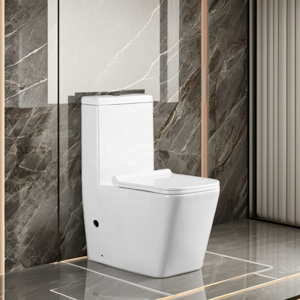 Распродажа керамическая сантехника для ванной комнаты туалета фарфоровый квадратный туалет Гравитационный смывной унитаз