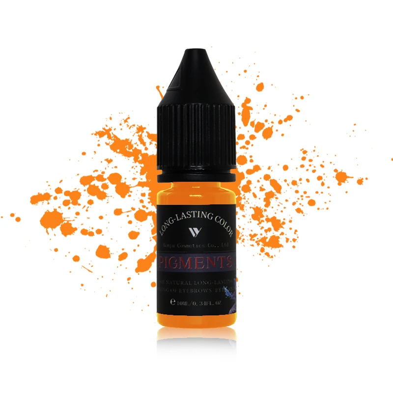 Lip Liquid Cosmetics Semi-permanent pigment High quality non-discoloration concentrated Embroidery Emulsion color