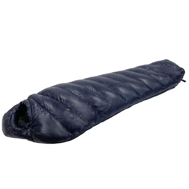 Outdoor adult ultra light mummy down sleeping bag camping extra thick warm down sleeping bag