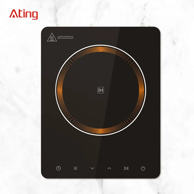 tabletop design half-bridge tach touch control 220V 2800W induction cooker household electric hob with hidden-control panel