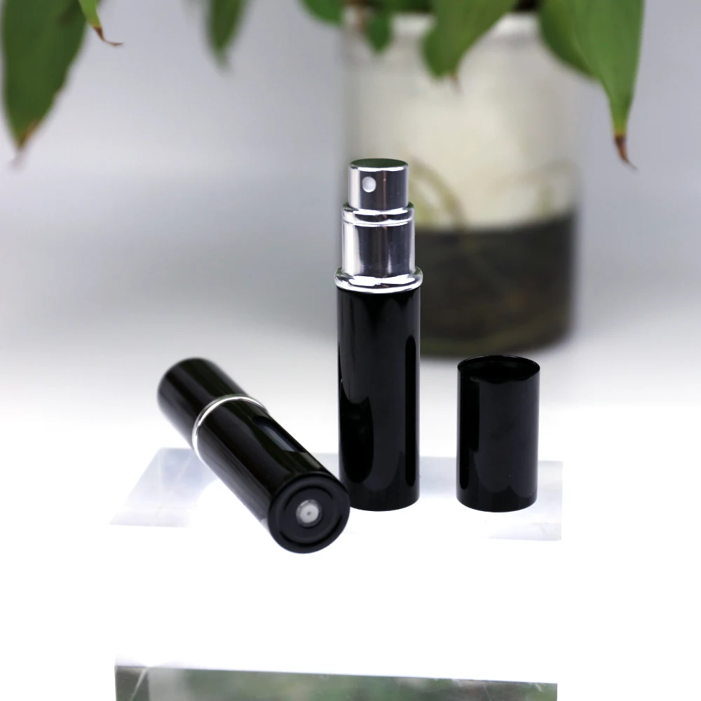 Custom Logo Bulk Buy Portable Travel Flat Bottom 5ml Refillable Perfume Atomizer Manufacturer