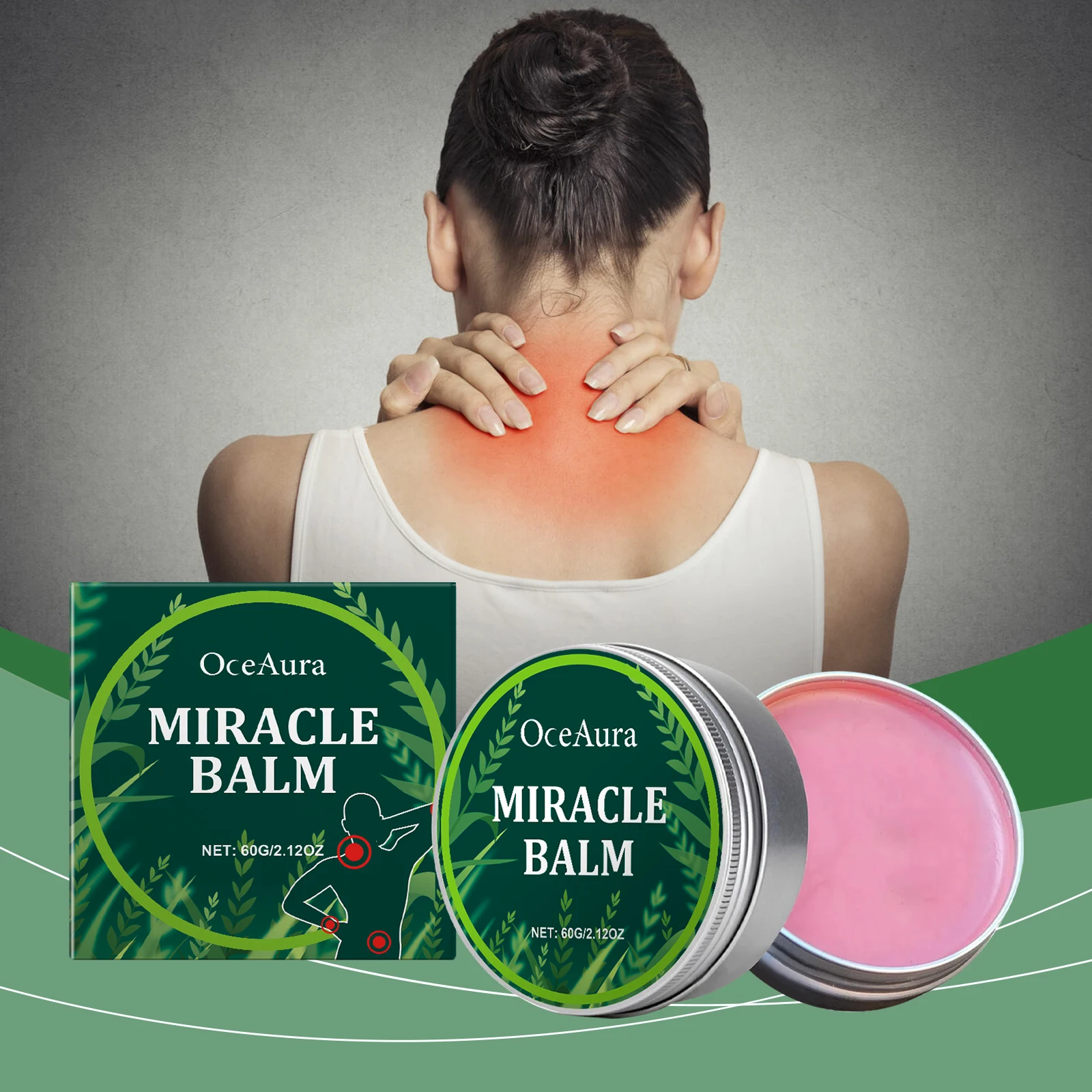 60g Joint Pain Ointment Muscle sprain Knee Or Back pain relief Chinese herbal extract pain relief cream