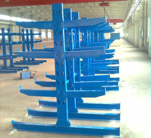 Jiabao Industrial Heavy Duty Warehouse Strip Tube Material Cantilever Long Arm Storage Rack
