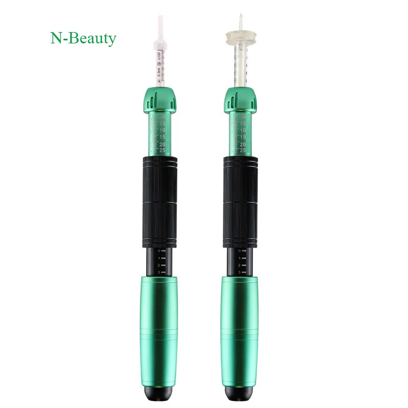 
2021 New Adjustable Pressure Hyaluronic Pen Face Lips Injection Gun Use 0.3ml and 0.5ml Ampoule 