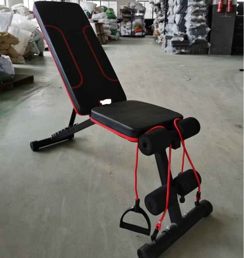 4 in 1 Adjustable Dumbbell Bench Foldable Dumbbell Weight Bench Weight Bench for Body Fitness Exercise