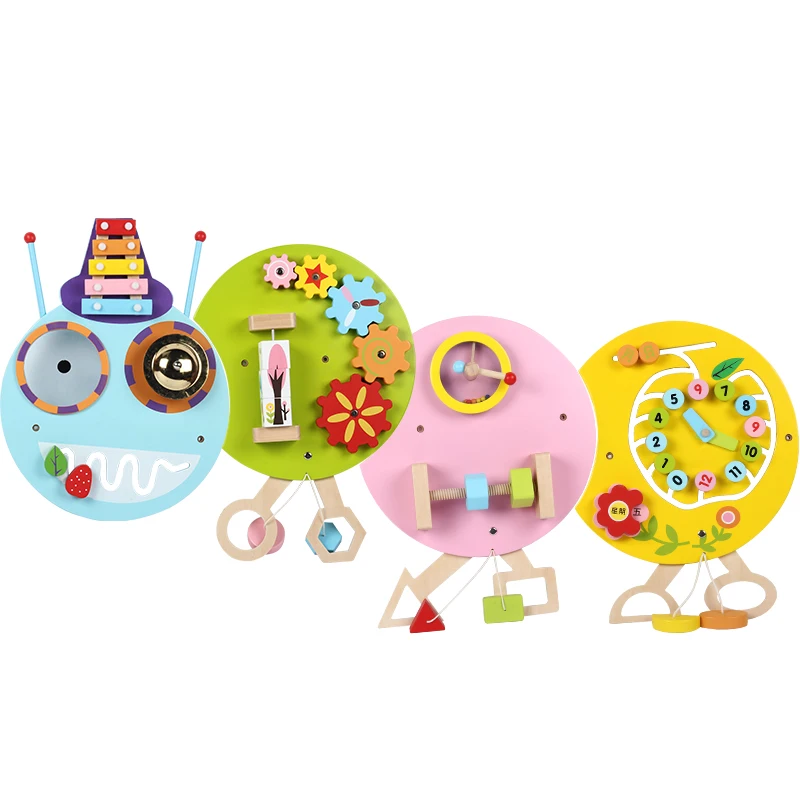 Wholesale Wooden Wall Toy Caterpillar Hot Selling Kindergarten Educational Toys For Kids