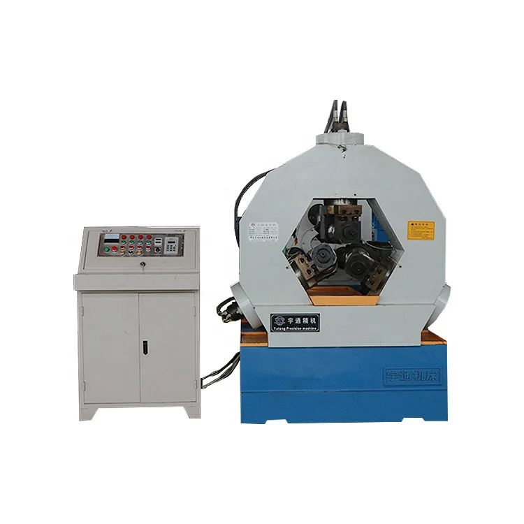 Customization bolt maker machine Automatic 3-axis screw rebar thread rolling machine