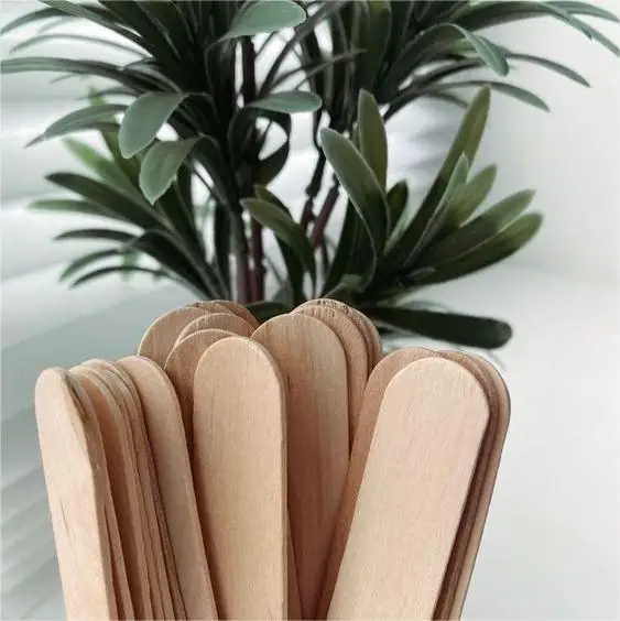 150*18*1.6 mm Wholesale Large Waxing Wooden Spatulas Disposable Applicator Wooden Stick Depilatory Waxing Wooden Spatulas
