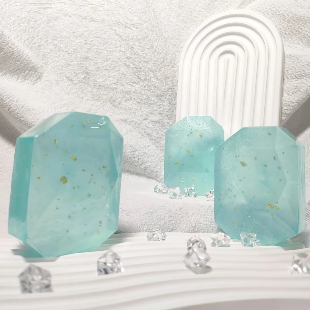 Wholesale Handmade 100% Pure Glycerin Clear Bath Soap OEM Natural fruit fragrance handmade soap