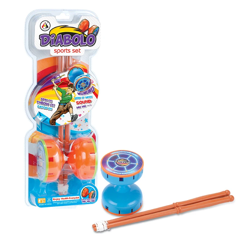 CE certificate plastic sticks diabolo with sound for kids