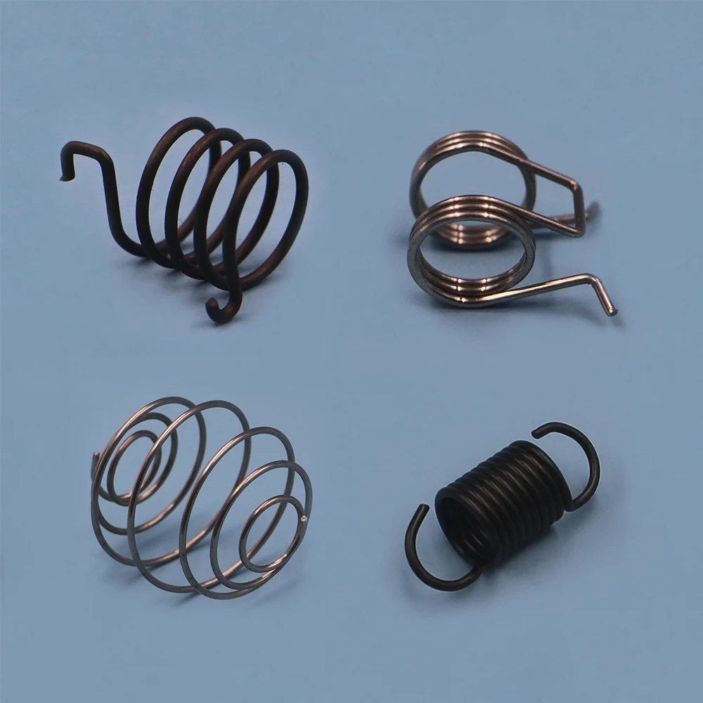 Hot Sale High Stress Stainless Steel Custom Extension Springs Manufacturer 0.3mm 0.4mm 0.5mm 0.6mm 0.7mm 1.0mm