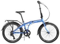 Hot Sales Blue ALLOY  Convenient  Folding Electric Bike for Outdoor Exercise