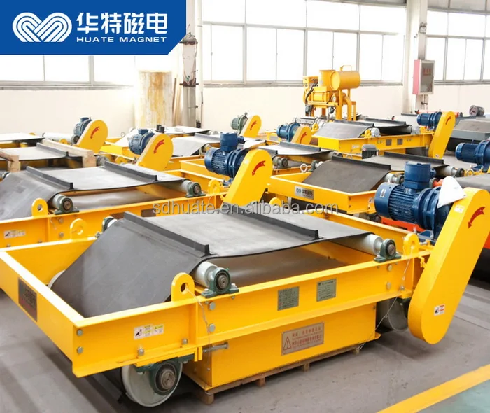Good quality and low price automatic magnetic separator iron conveyor belt source manufacturer