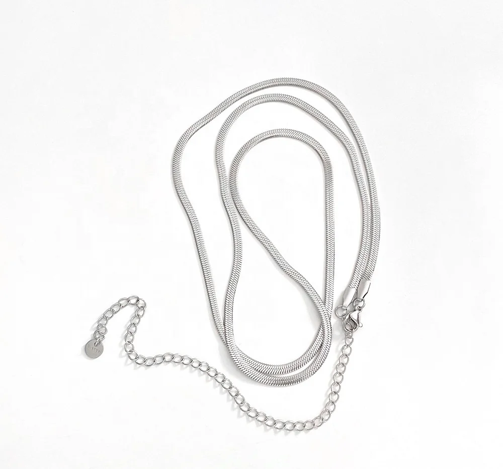 simple and versatile stainless steel snake chain fashion jewelry body chain waist chain jewelry accessories women