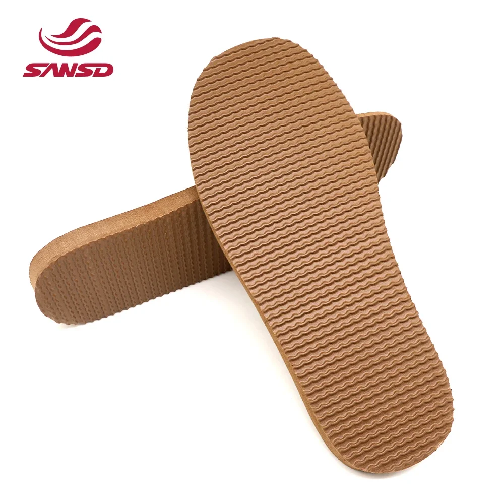 POLAND factory line stripe man woman EVA performer wedge sole material slide sole  slipper eva outsoles for slippers