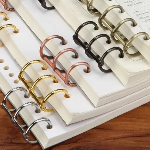 DIY Фотоальбом кольца книга календарь круглый 0 5 дюймов позвоночника A5 металлический 3-х Кольцо Привязки шипами расчески свободные ноутбук