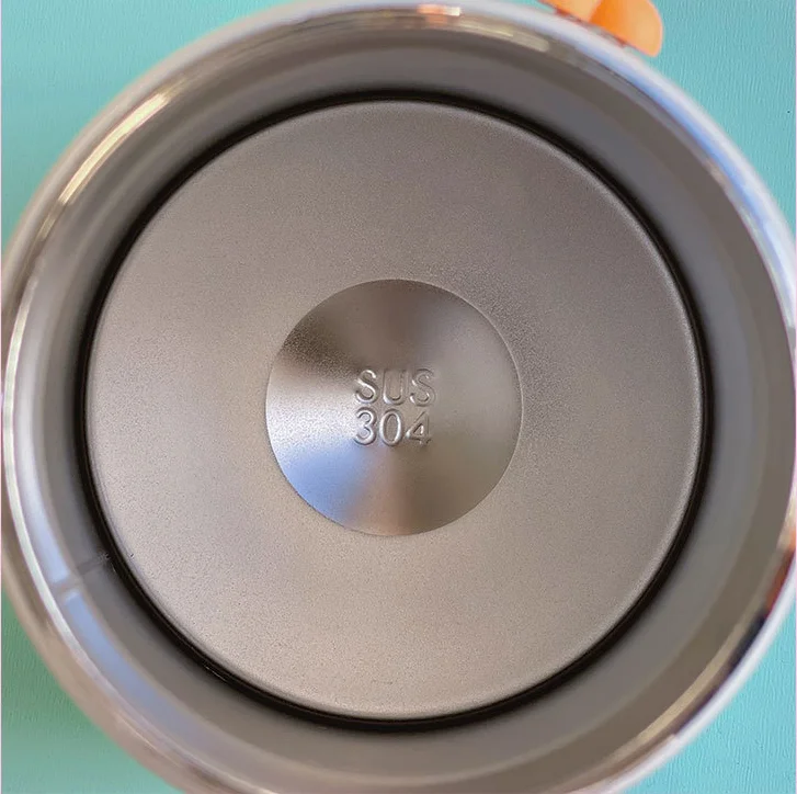 Large capacity 1L custom logo double wall 304 stainless steel with cartoon stickers water bottle