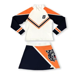 Custom Cheerleading Wear Polyester Elasticity School Sports Uniform Team Girl Cheerleading Dresses