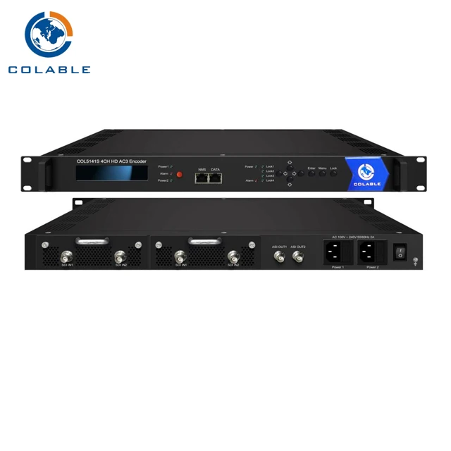 digital tv broadcast iptv 1080p Encoder 24 channels HD Cable TV Digital IP Stream ASI Audio  Video Encoder COL5181HA