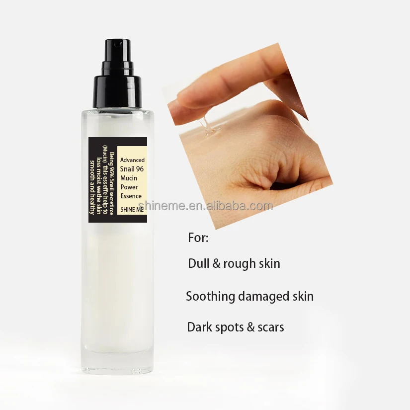 Skin Serum Lightening Vitamin C Snail Mucin 96% Power Repairing Essence Anti Wrinkle Face Oil Dark Spot Removal facial Serum