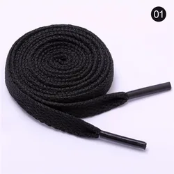 3 size 29 colours Custom 100% Cotton Flat Shoe Laces for Kids and adults pant string