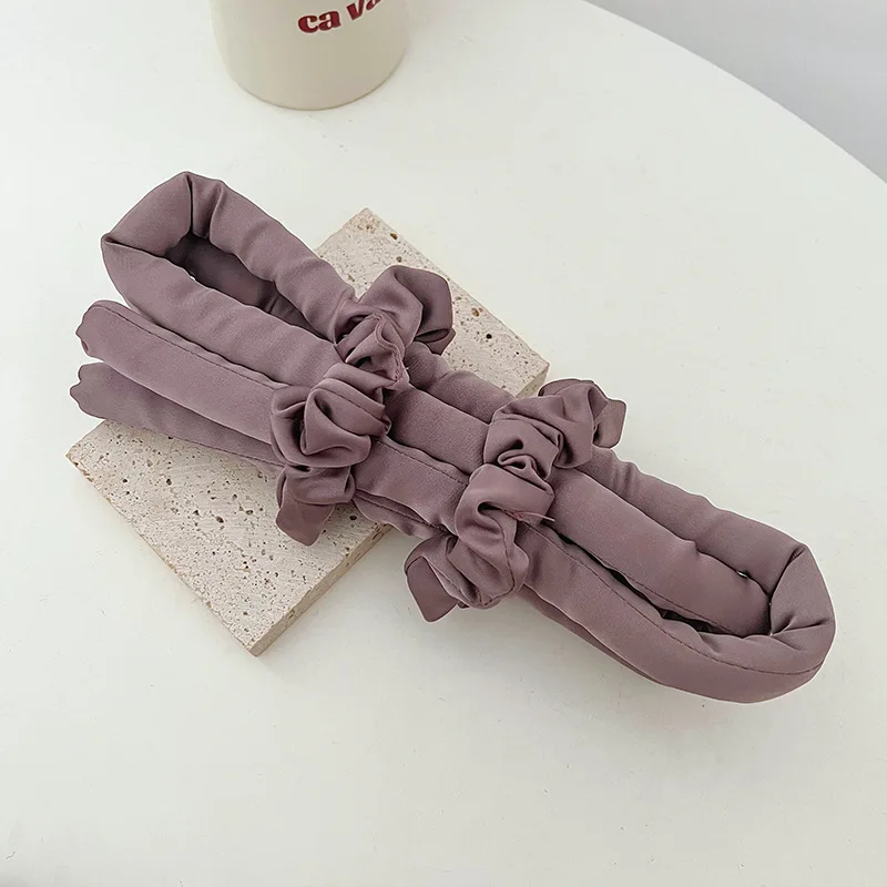 Щипцы для завивки волос Amazon, пеноматериал, большая губка, без нагрева, длинные губки