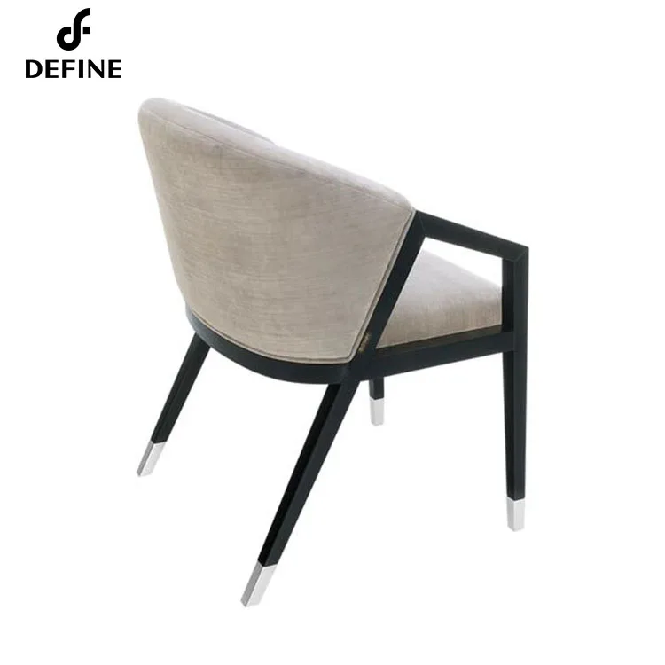 Unique Design Wholesale Modern Armrest Fabric Restaurant Dining Room Chair For Hotel